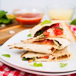 Healthy Air Fryer Veggie Quesadillas
