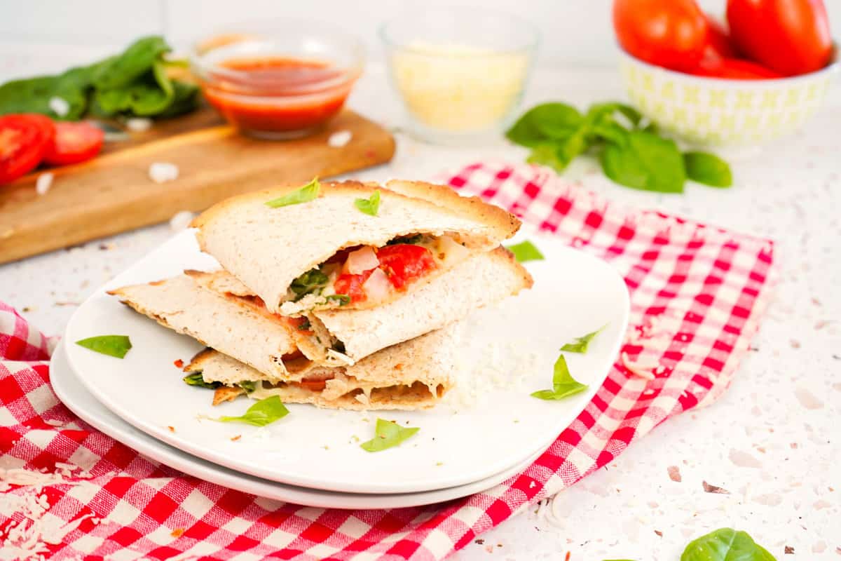 Veggie Pizza Quesadillas 