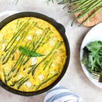 Asparagus and Goat Cheese Frittata