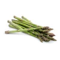 asparagus on white background