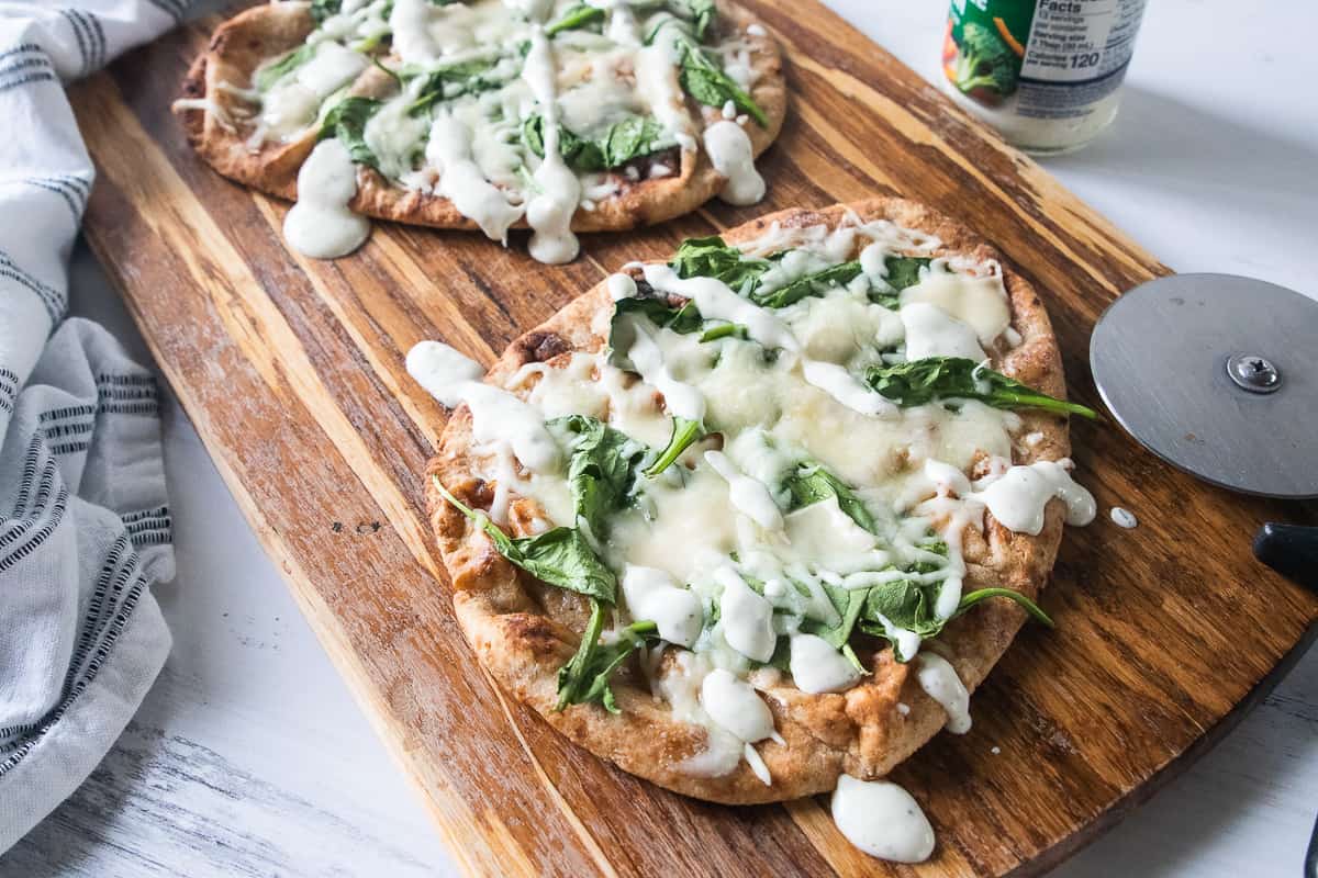 Healthy Spinach Pizza Healthy Spinach Pizza