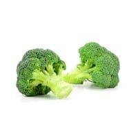 broccoli on white background