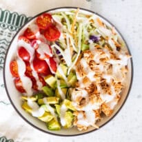 Buffalo Chicken Rice Bowl