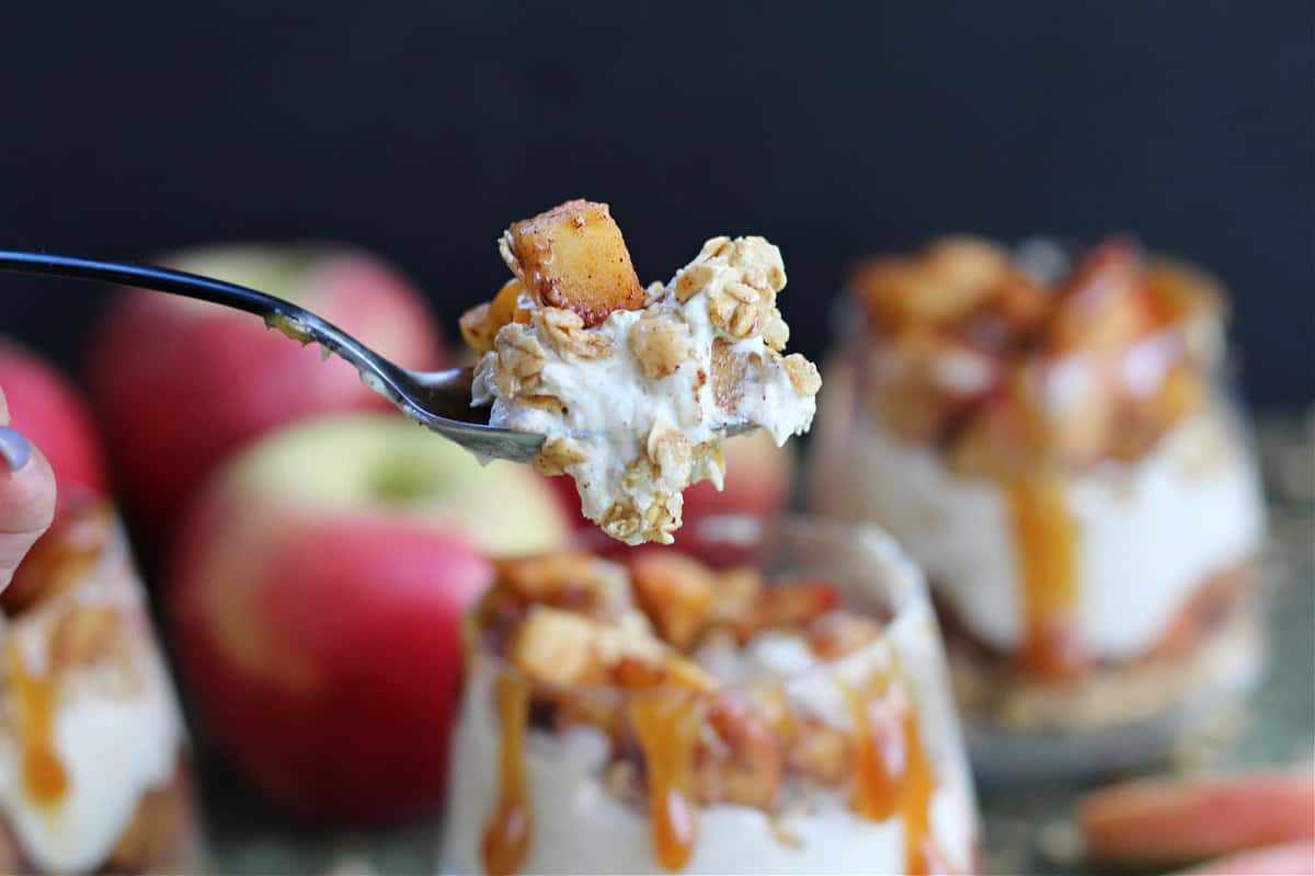 how to make the best caramel apple trifles