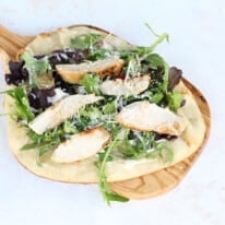 Grilled Chicken Caesar Flatbread