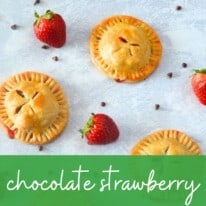 Chocolate Strawberry Hand Pies Pin
