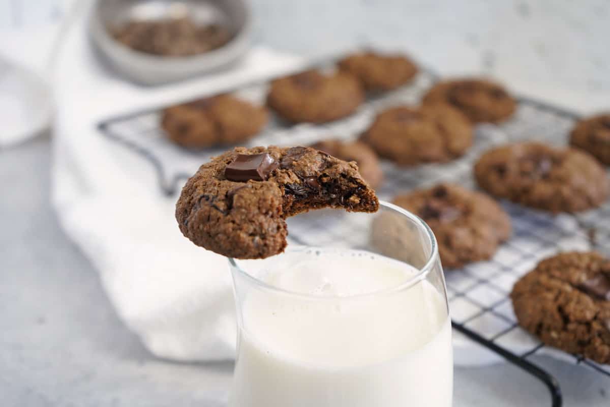 Dark Chocolate Cherry Cookies