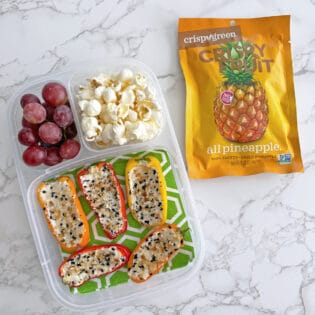 Everything Bagel Stuffed Mini Sweet Peppers