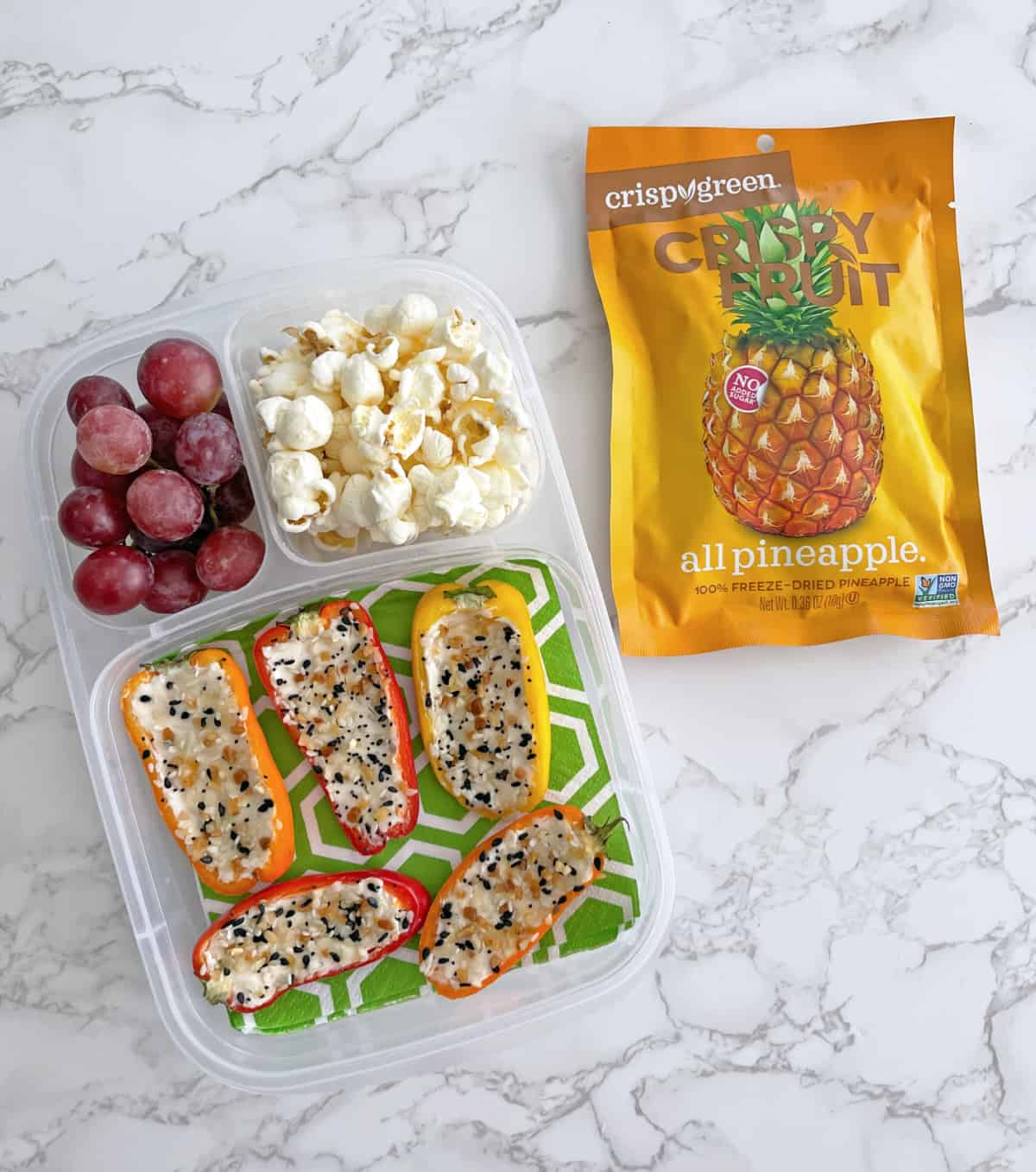 Everything Bagel Stuffed Mini Sweet Peppers