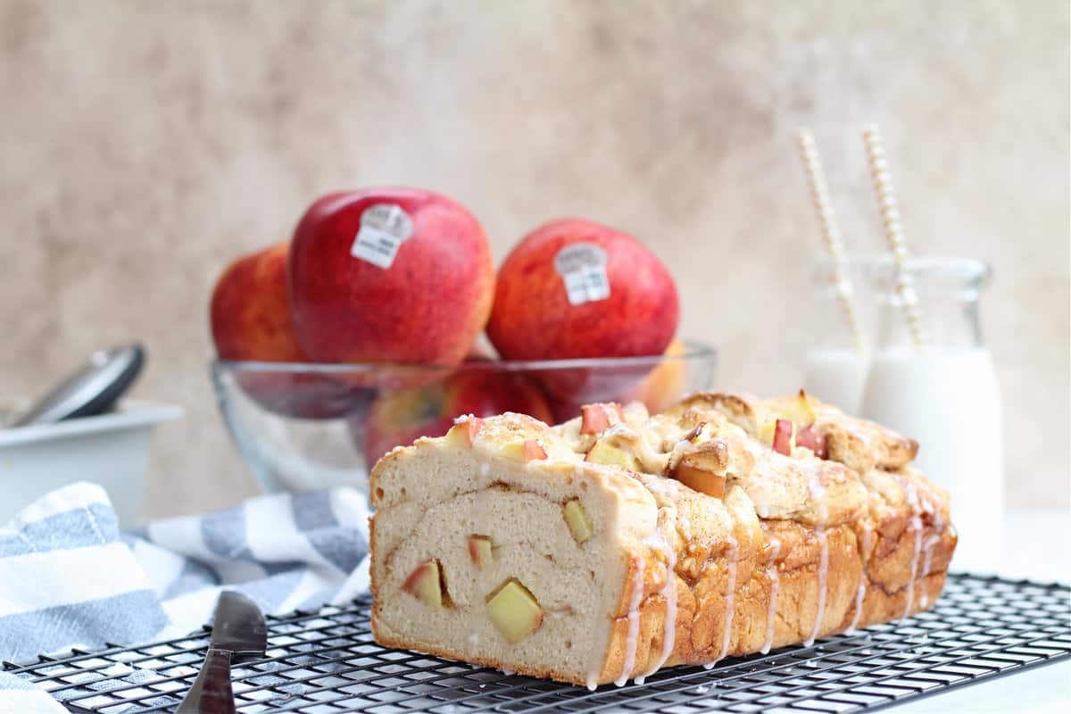Tasty Gluten free apple cinnamon pull apart bread