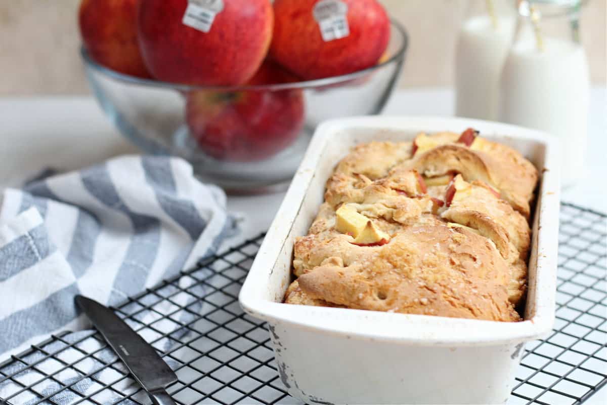 GF apple cinnamon pull apart bread