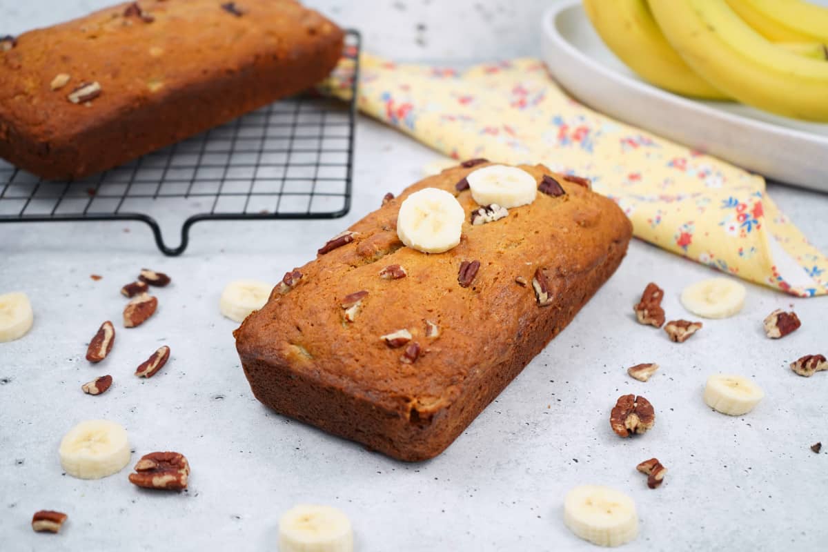 Healthy Banana Nut Bread