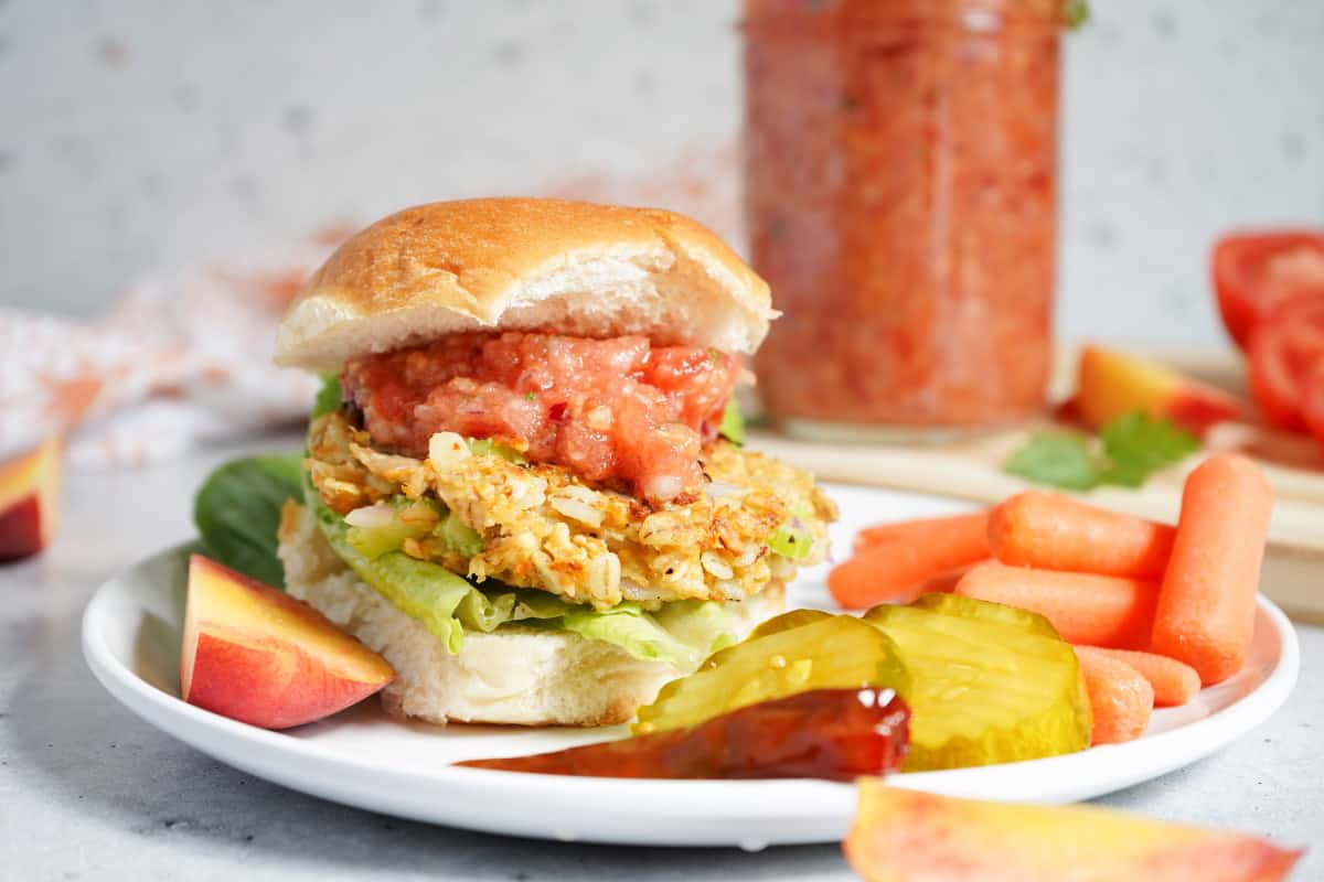Oat Based Homemade Vegetable Burgers