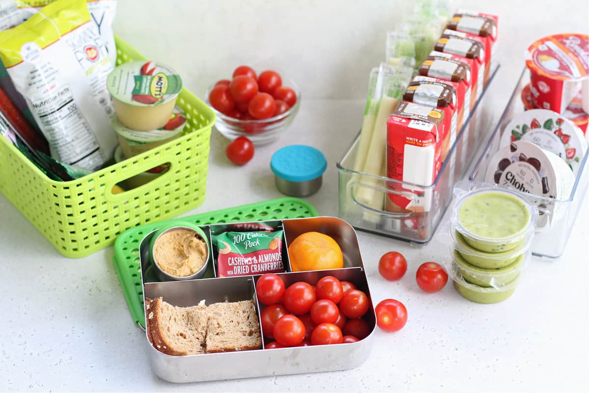 How To Create a School Lunch Packing Station