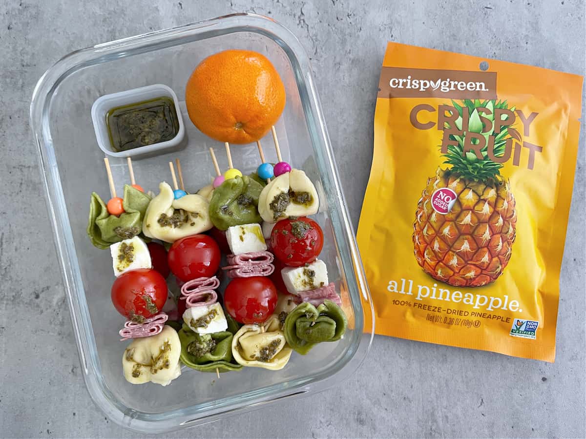 Pesto Antipasti Tortellini Skewers