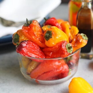 Roasted Mini Sweet Peppers