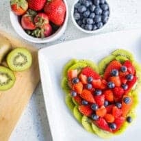 Valentine’s Day Fruit Tray