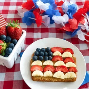 American Flag Toast
