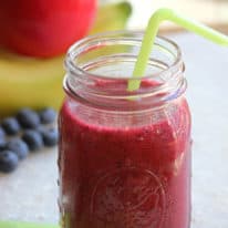 Beet Blueberry & Banana Smoothie