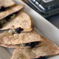 Blueberry & Brie Quesadillas
