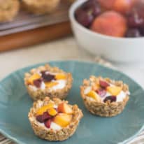 Coconut Granola Fruit Cups