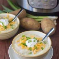 Instant Pot Baked Potato Soup