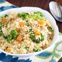 Broccoli & Dried Apricot Couscous Salad