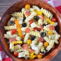 Easy Pizza Pasta Salad