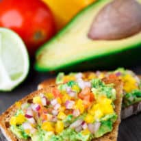 Easy Salsa Avocado Toast