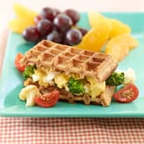 Scrambled Waffle Sandwich