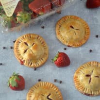 Easy Chocolate Strawberry Hand Pies