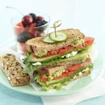 Tasty Hummus Sandwich