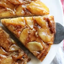 Easy Skillet Upside Down Apple Pancake