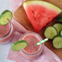 Refreshing Watermelon Cucumber Smoothie